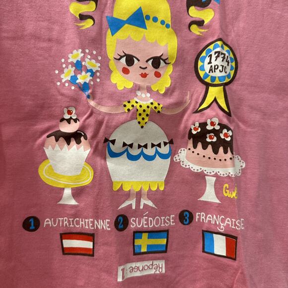 Coq En Pate Pink Marie Antoinette Short Sleeve Shirt - Picture 5 of 8